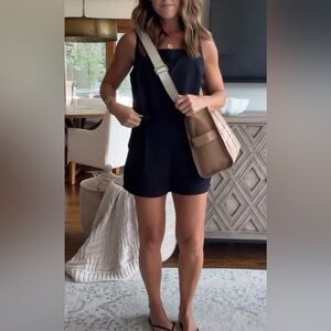 ‼️TWO PIECE SET‼️Black square next top and shorts set!  NWT!